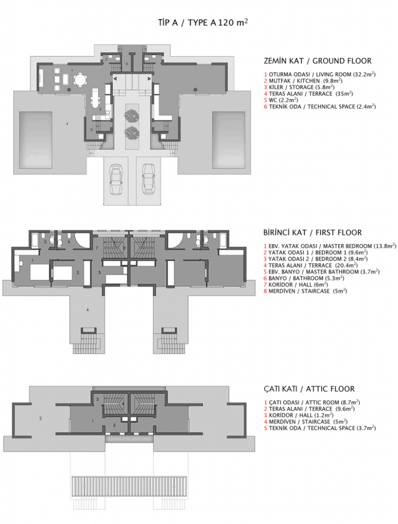 Feronia Villa Type A Plan